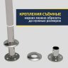 Карниз для ванны Aquanet Ибица 170х100 Усиленный 25 мм MrKARNIZ фото 4