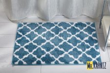 Коврик в ванну Венеция голубой